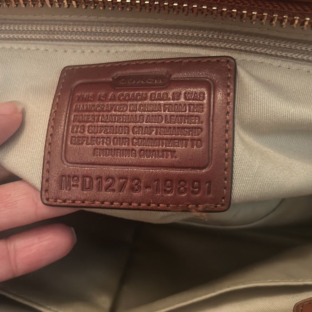 COACH LEGACY CANDACE CARRYALL SHOULDERBAG - Picture 14 of 14